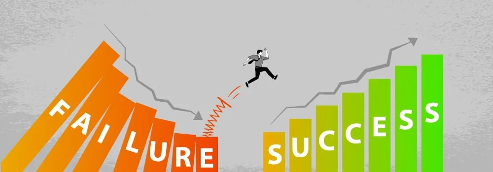 Resilience in workplace - moving failure to success